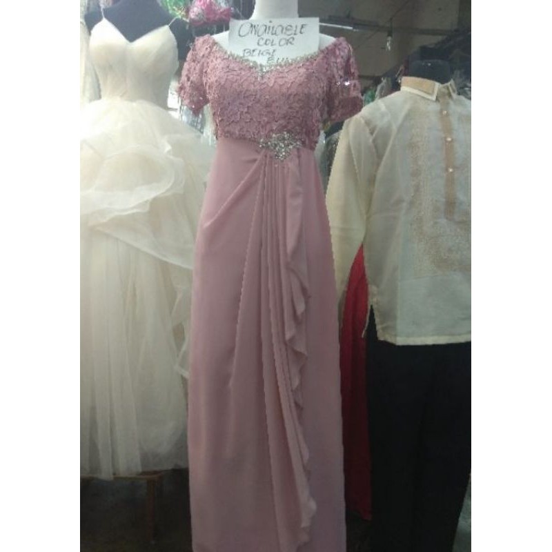 filipiniana dress gown