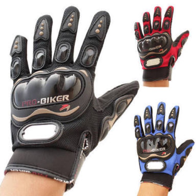 pro biker racing equipment gloves