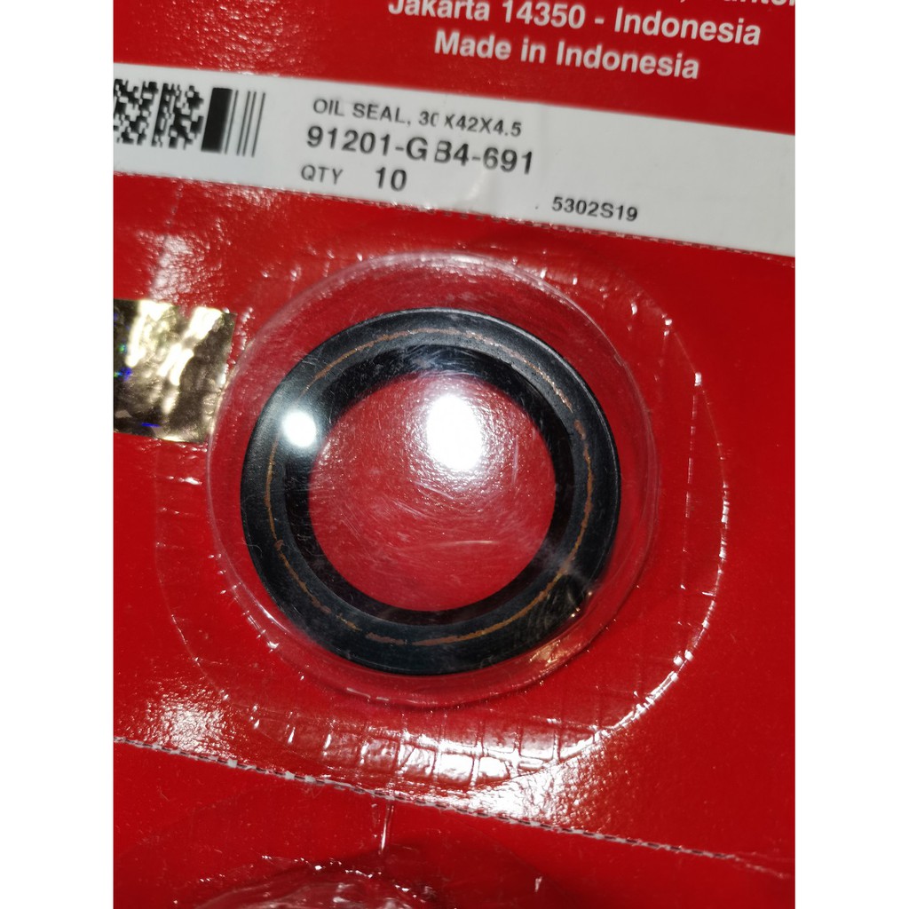 Honda 91204-MEN-A31 Oil Seal - 10x21x5mm Genuine OEM Replacement