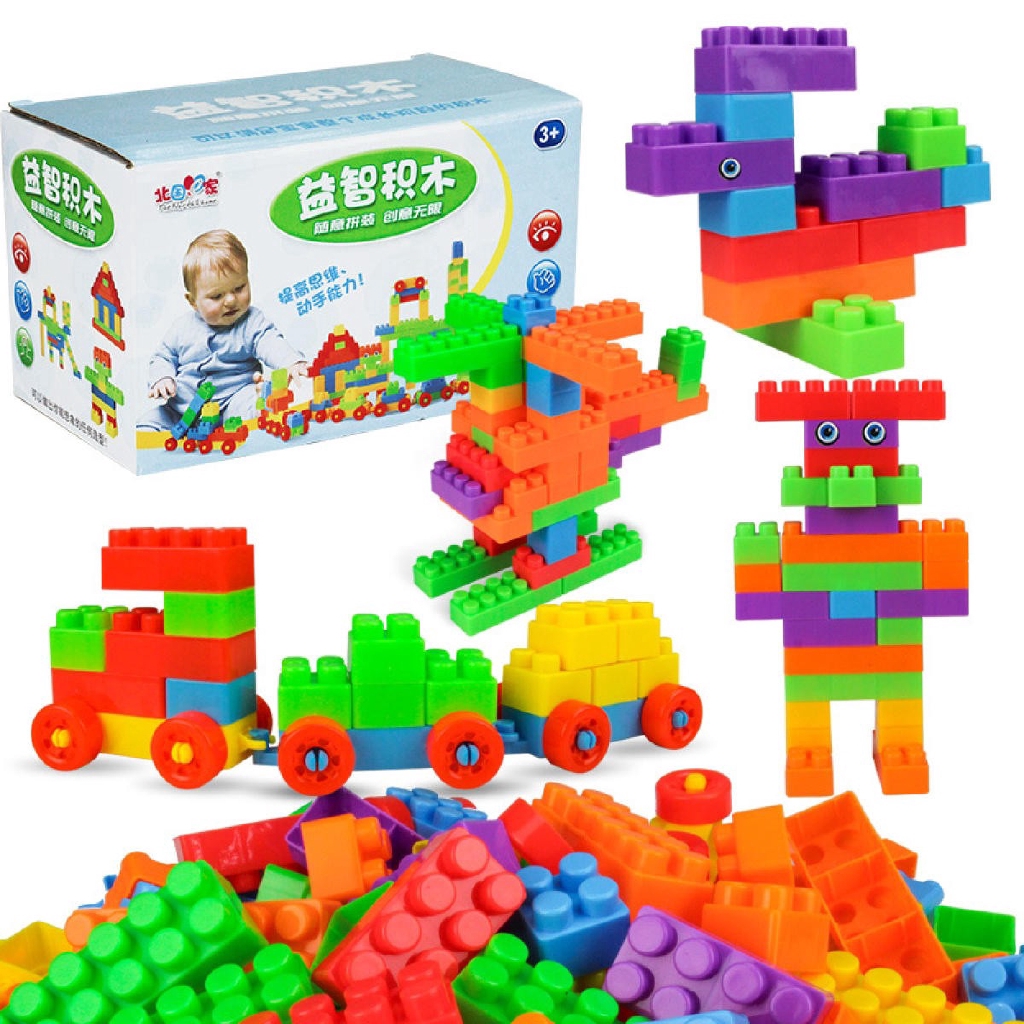 plastic building toys