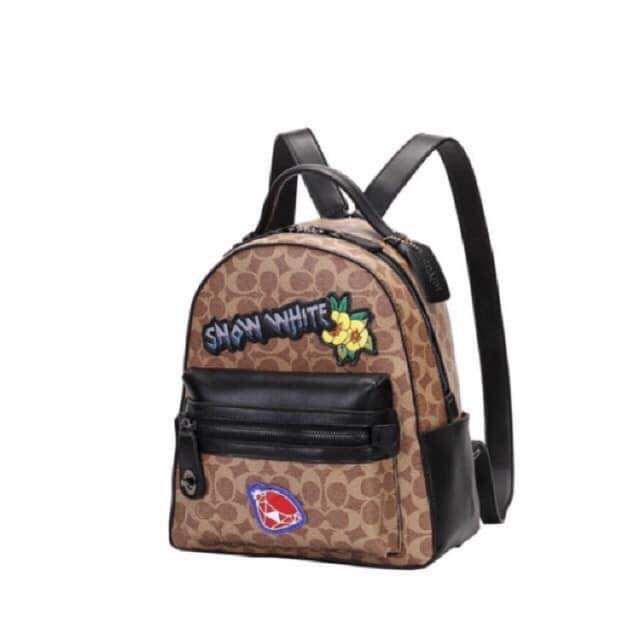 coach snow white backpack