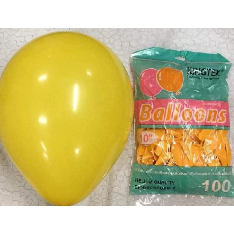 Mustard yellow plain balloons(100pcs) Shopee Philippines