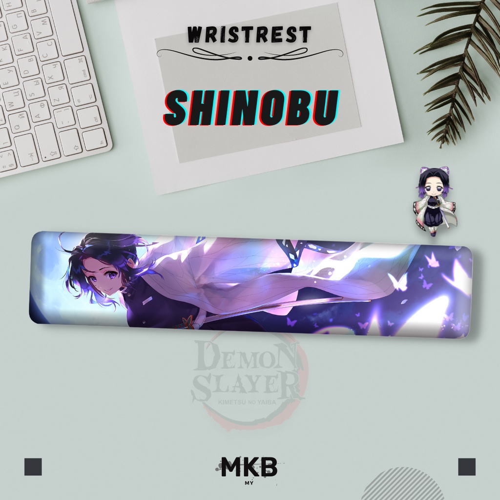 Shinobu Kocho Demon Slayer Anime Character Wrist Rest (360mm x 75mm x