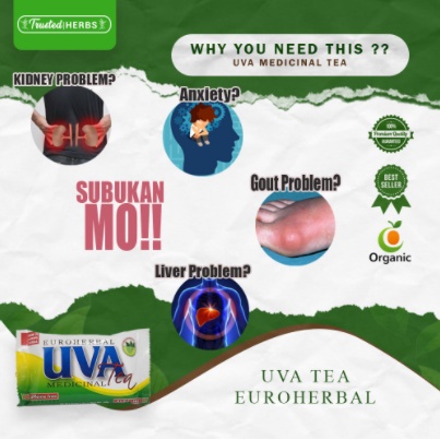 Buy 2 Get 1 Free of Uva medicinal Tea | 20 TEA Bags Per Sachet | 100% Euroherbal Original |