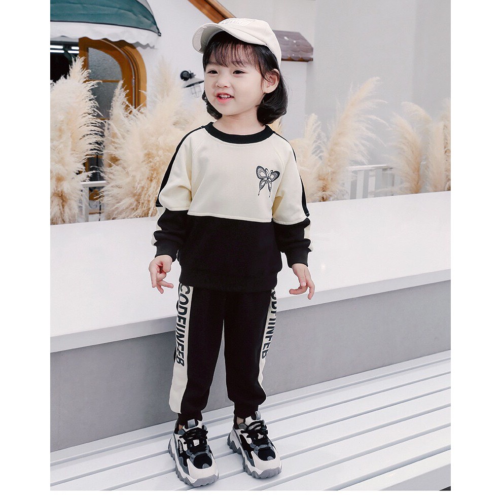 Set Of Children'S Clothes 11-21kg For Girls With Fairy Wings Pattern. Lovely Design, Careful Garment, Eye-Catching Colors. Ma119.