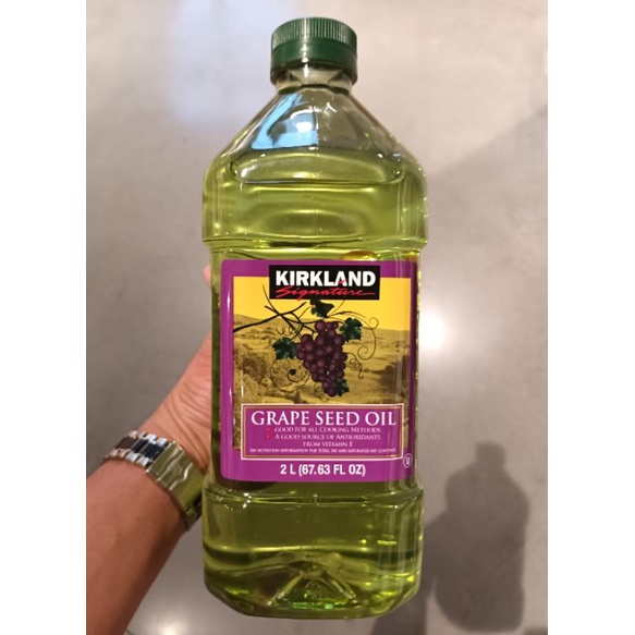Kirkland Signature Grape Seed Oil 2L Shopee Philippines