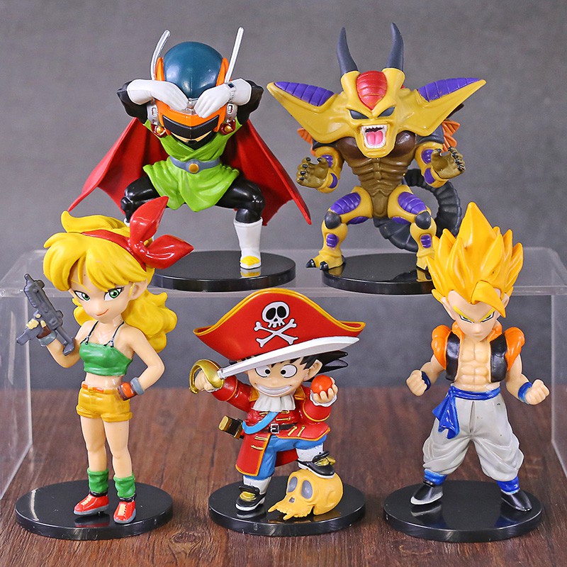 Wcf Dragon Ball Z Son Goku Gohan Lunchi Gogeta Hirudegan Collectible Figure Dbz Figurine Dolls Toys 5pcs Set Shopee Philippines - roblox perfect cell theme