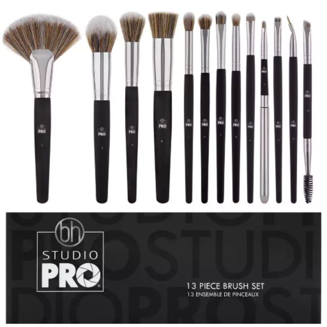 BH Cosmetics Studio Pro 13 pc Brush Set | Shopee Philippines