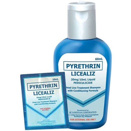 Licealiz Pyrethrin Shampoo Regular 60ml Shopee Philippines