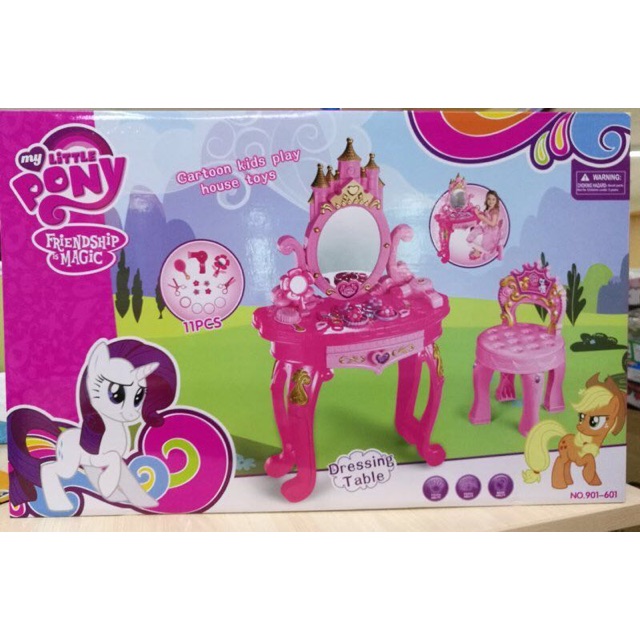 my little pony vanity table