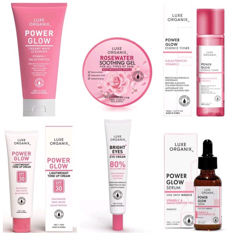 luxe organix power glow tone up cream