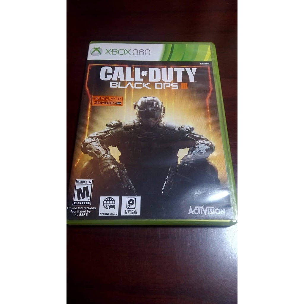 Call Of Duty Black Ops 3 xbox 360 Shopee Philippines