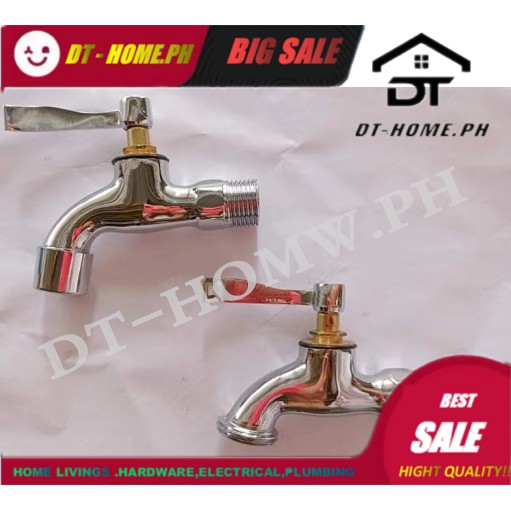LOW PRICE Chrome Plated Faucet (Plain Bibb and w/ Hose Bibb