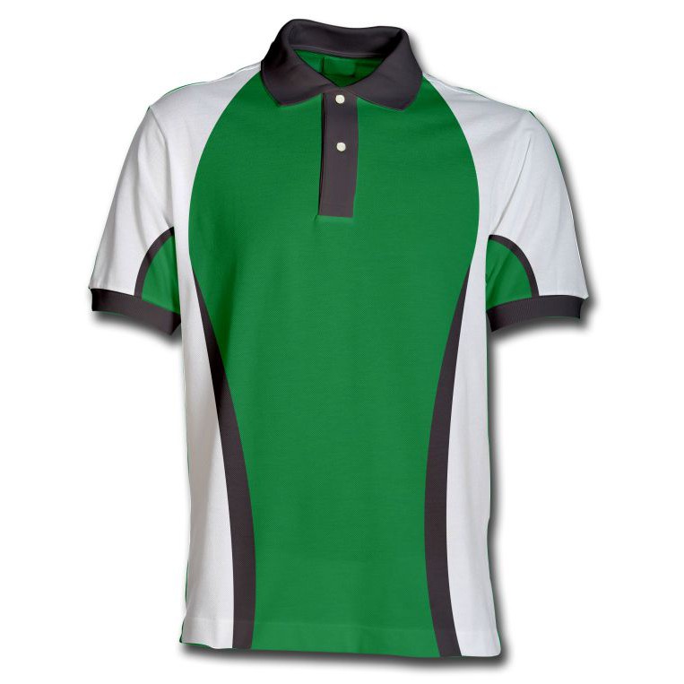 green and white shirt