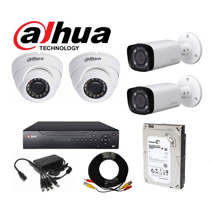 DAHUA CCTV KIT 1080p (2mp) - Package 