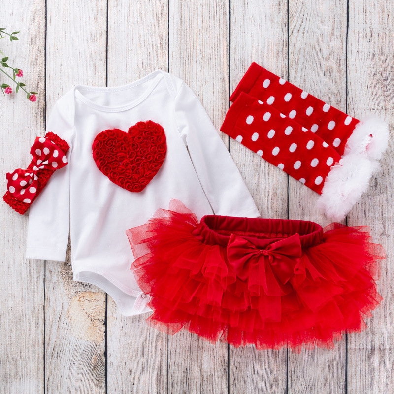 red dress for newborn baby girl
