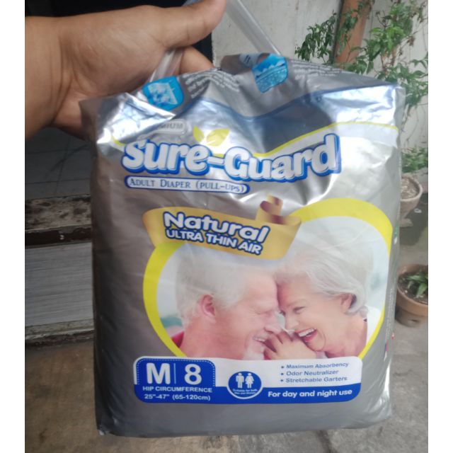 ADULT DIAPER PULL UPS SIZE MEDIUM (25"47"(65120CM