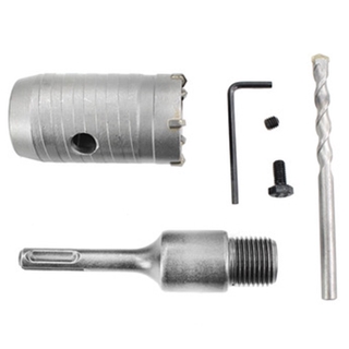 1 Set 68mm Concrete Hole Saw Electric Hollow Core Drill Bit Shank 110mm Cement Stone Wall Air Conditioner Alloy #2