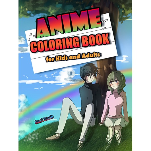 Download Anime Coloring Book For Kids And Adults Shopee Philippines
