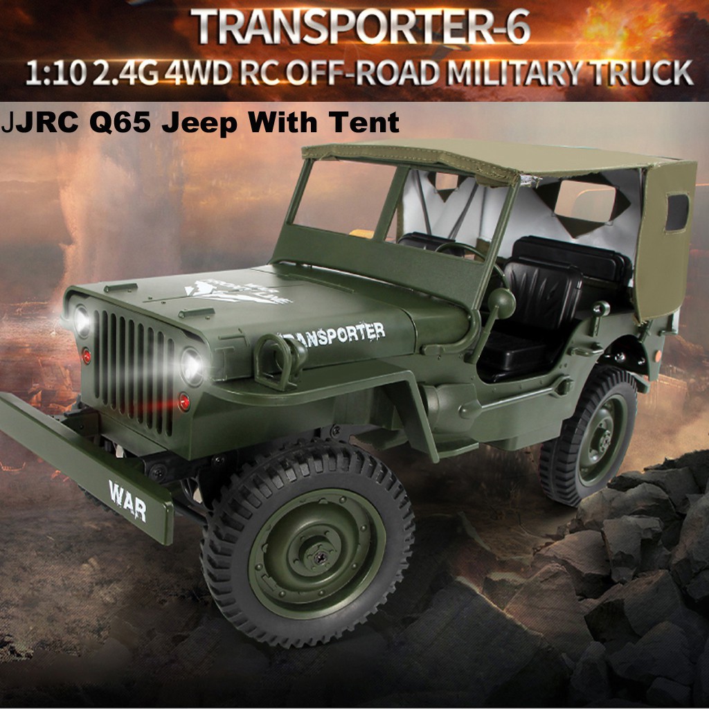 remote control military jeep