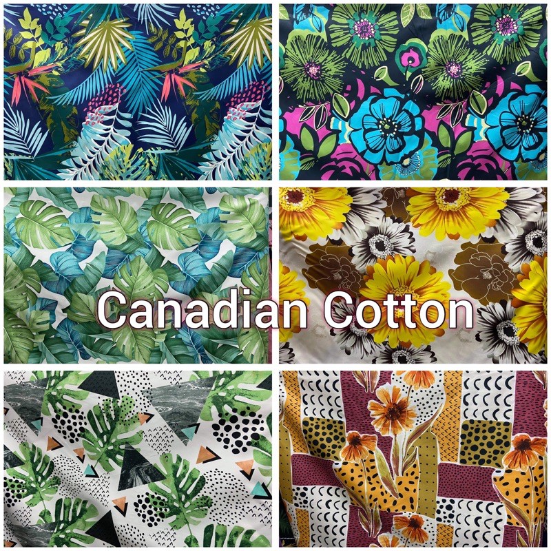 Premium 100 Canadian Cotton per yard Shopee Philippines