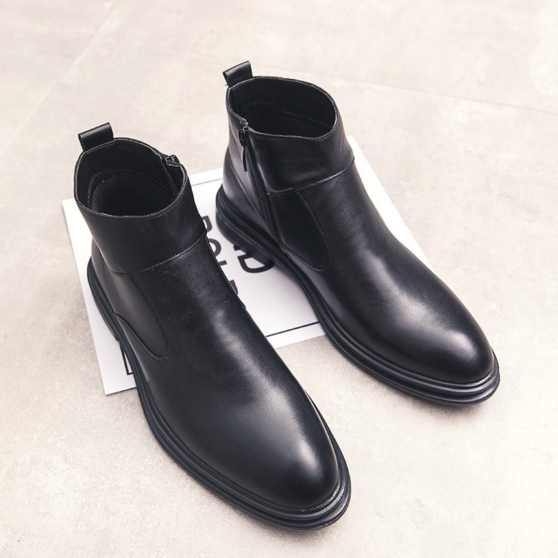 korean boots korean boots leather shoes men,leather boots men,leather ...