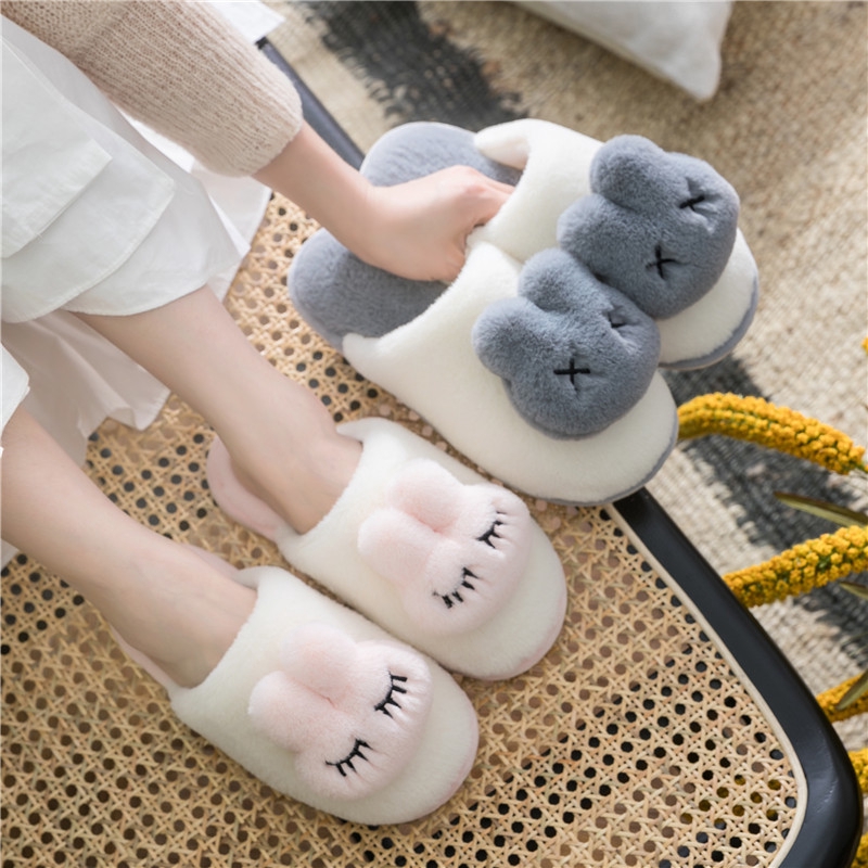 furry bedroom slippers