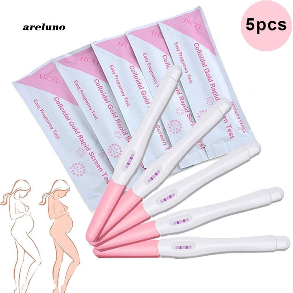 Ae♥5pcs Ultra Early Pregnancy Midstream Test Strip Kit Home Accurate Urine Testing Shopee 8630