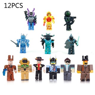 12pcs Set 3 Roblox Action Figures Pvc Game Toy Kids Gift Shopee Philippines - action figures toys games roblox figures 6 piece set pvc game