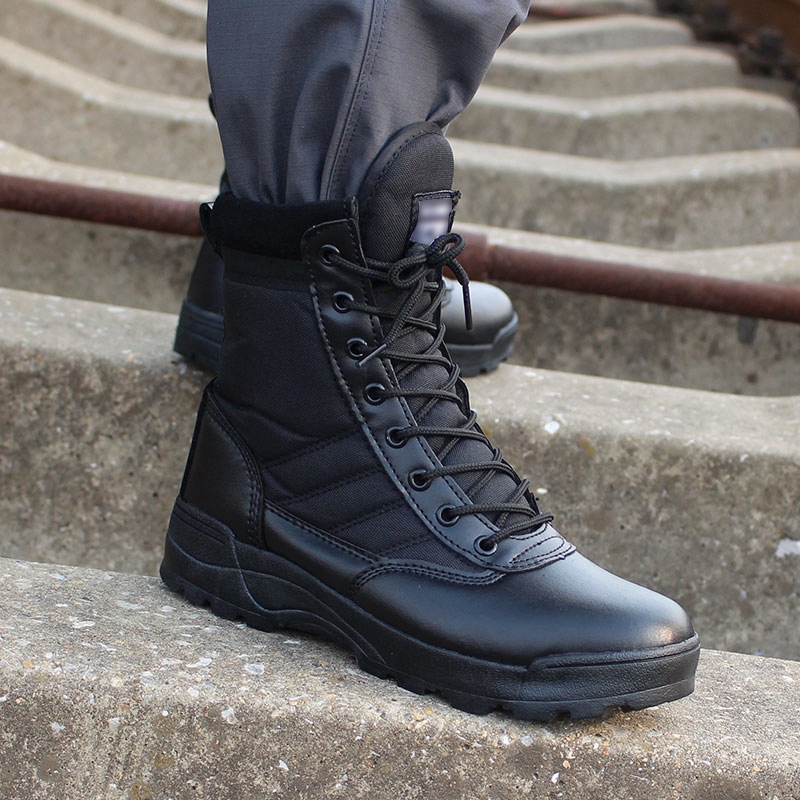 lace up army boots