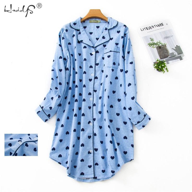 cotton long sleeve nightdress