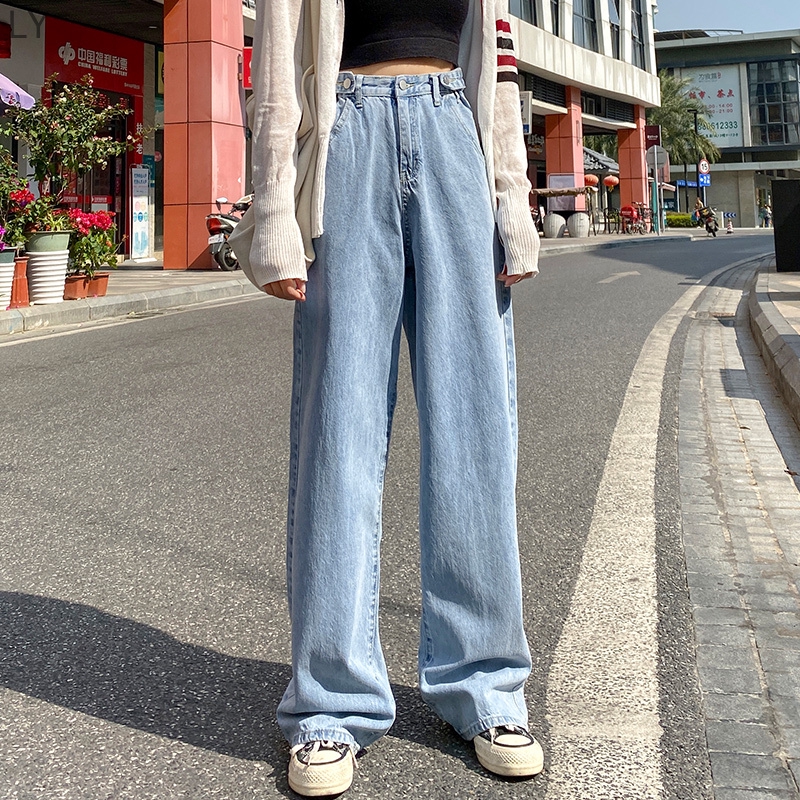 wide leg jeans high rise