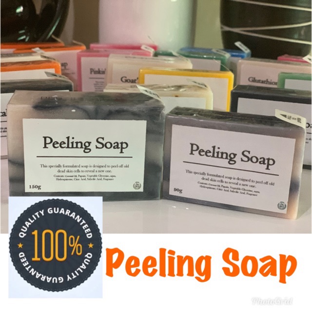 peeling soap