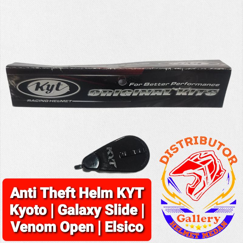 Kyt ORIGINAL Helmet Spare Parts Anti Theft KYT Kyoto Helmets Galaxy