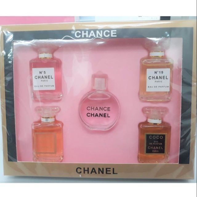 Chanel Perfume Gift Set 5 In 1 Shopee Philippines