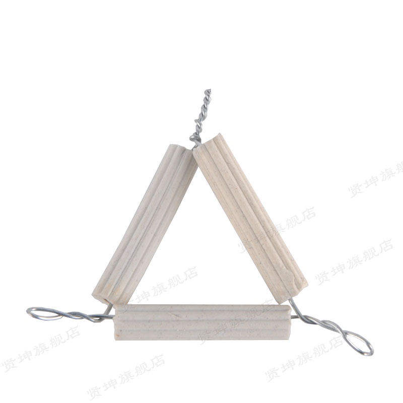 Clay triangle physicochemical porcelain crucible support I learned chemistry experiment support equi