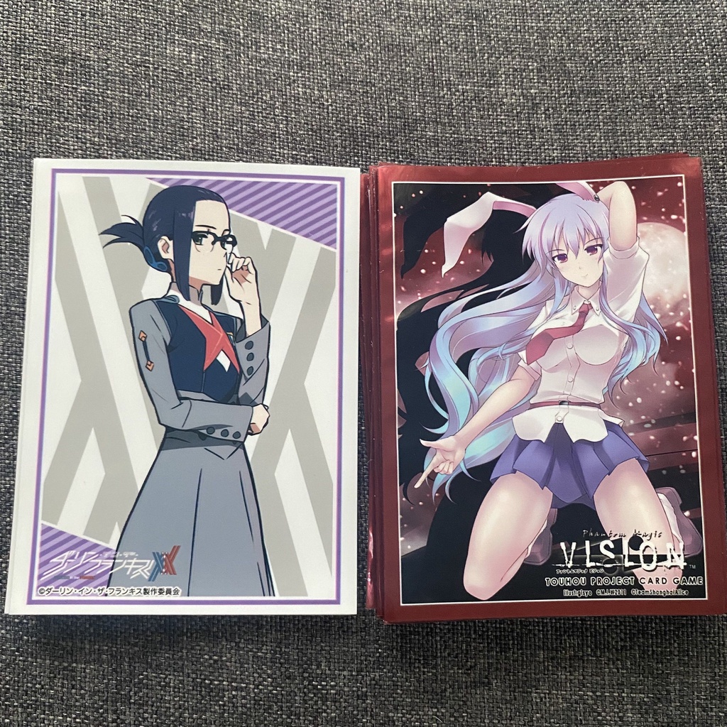AUTHENTIC ANIME CARD SLEEVES DARLING IN THE FRANXX IKUNO TOUHOU PROJECT CARD  GAME VISION SLEEVES | Shopee Philippines