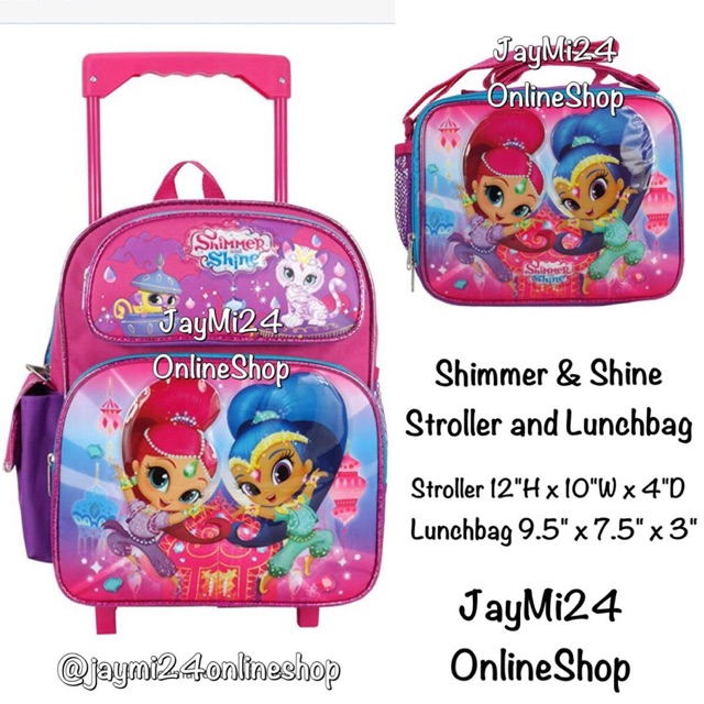 shimmer and shine school bag