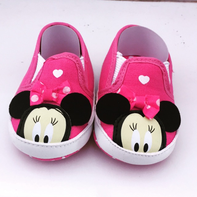 minnie baby shoes