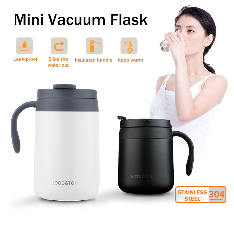 Stainless Steel Thermos Coffee Mugs 350/500ML Car Vacuum Flasks Travel Office Thermo Cup
