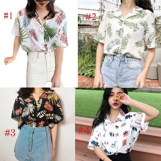 blouse tops korean style loose shirt 