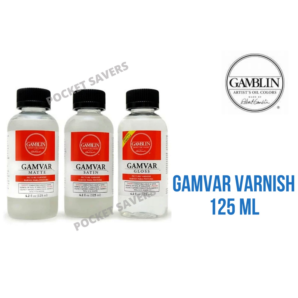 GAMBLIN Gamvar Varnish 500 ml / 250 / 125 (Gloss, Satin, Matte, Oil