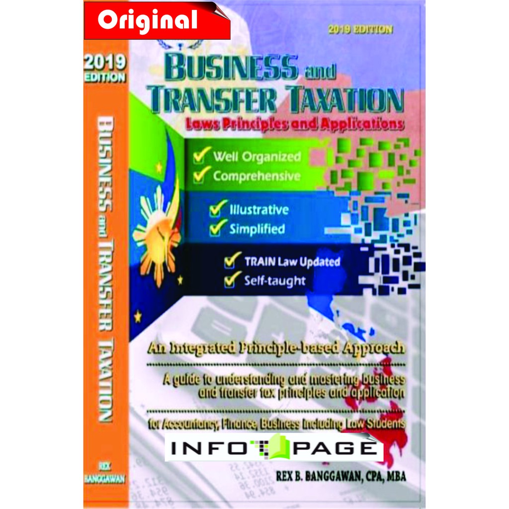 Business & Transfer Taxation Laws Principles And Applications By ...