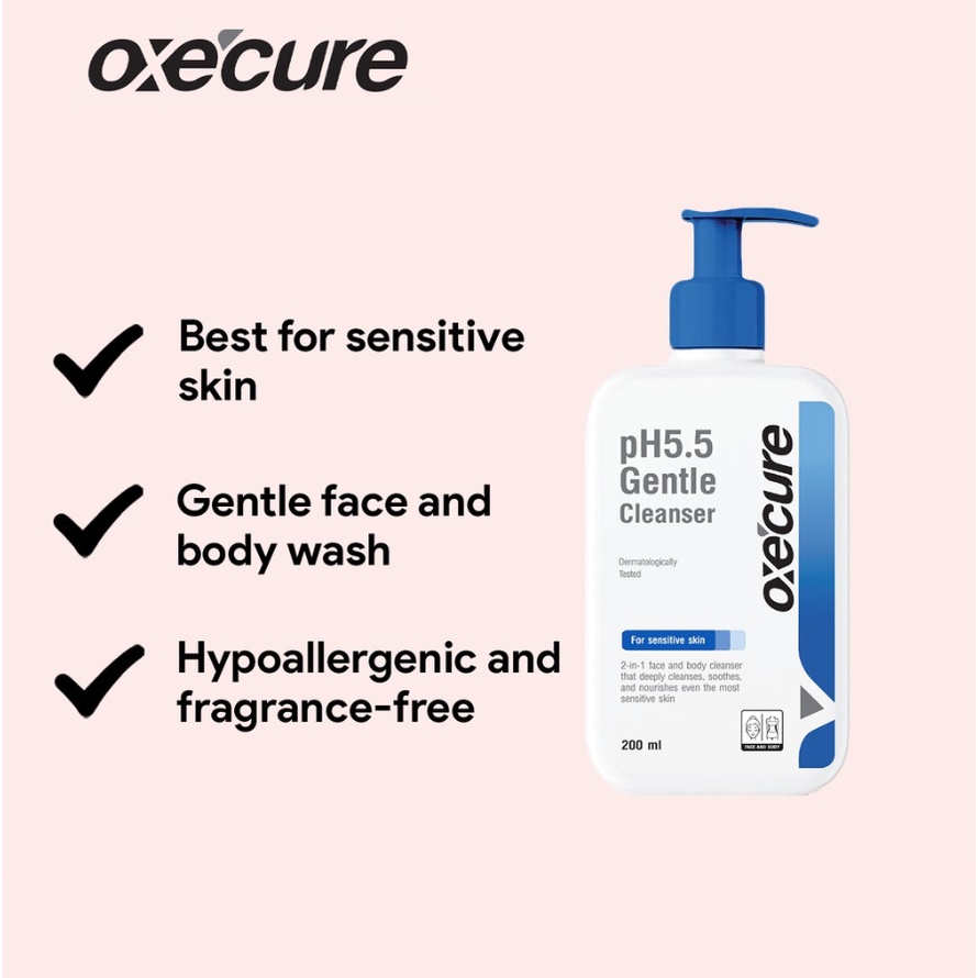 Oxecure Ph5.5 Gentle Cleanser 200ml 