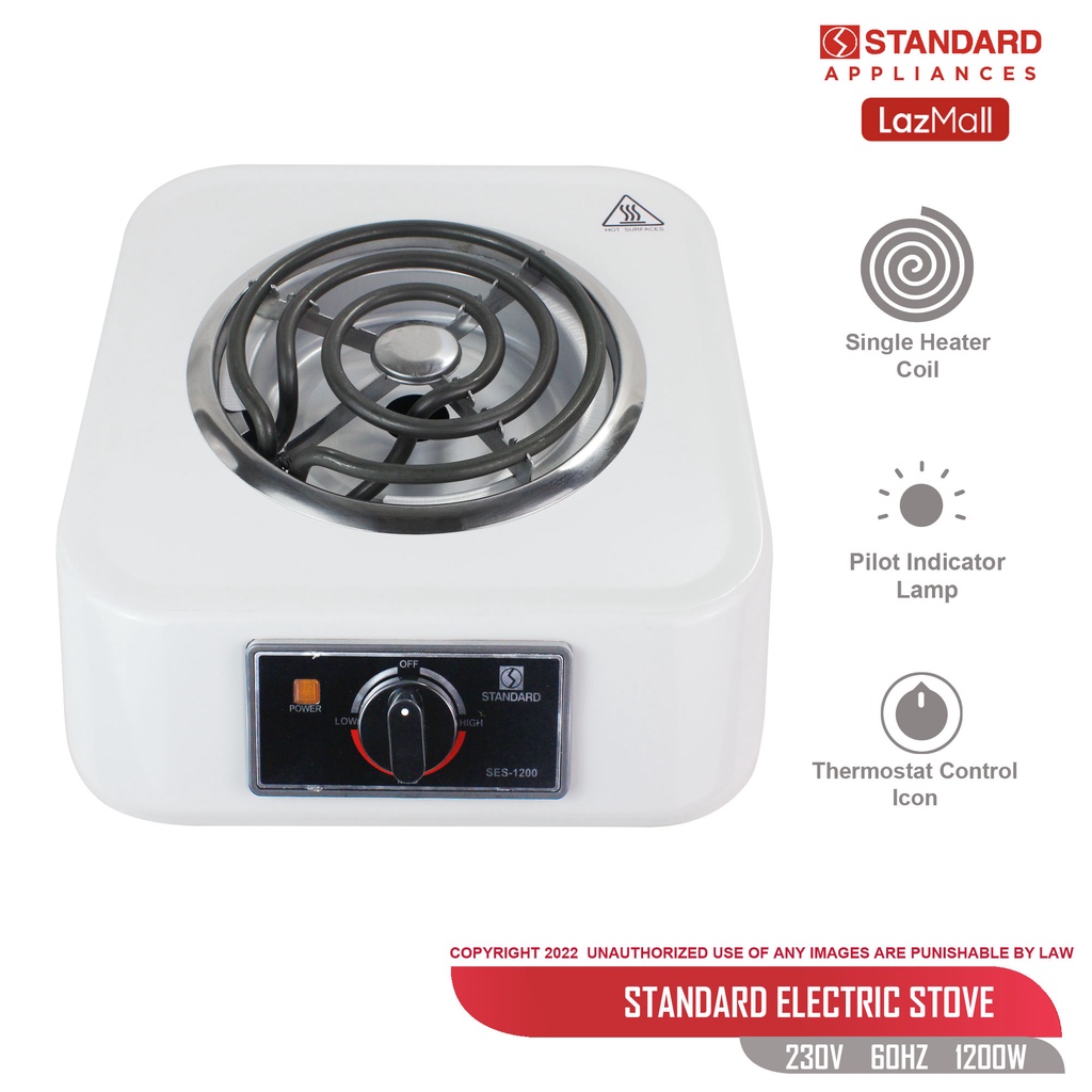 STANDARD Single Coil Electric Stove 1200W Shopee Philippines