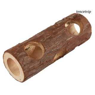 【Vip】Pet Hamsters Mouses Wood Tunnel Tube Hollow Tree Trunk Teeth Grinding Chew Toy #5