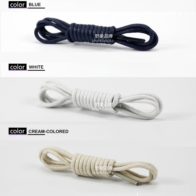 cream colored shoe laces