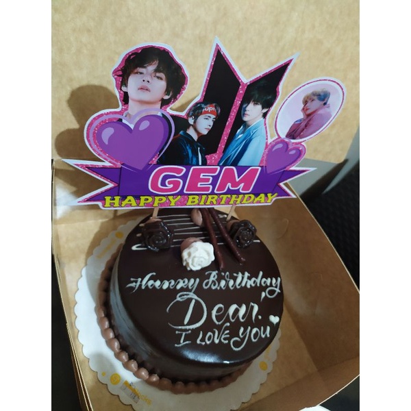 Cake Topper Kim Taehyung Customized