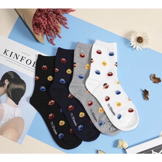 Korean Socks - Sesame Street Scattered - Iconic Socks