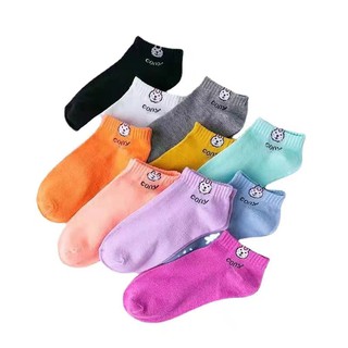 Styleclub Set of 10 pairs cony Cute Ankle Socks For Girls on sales Unisex New Style Fashion Ankle So #3